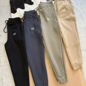 High Quality Archaeopteryx Long Pants Red Cotton Combed Simple Design Autumn Winter