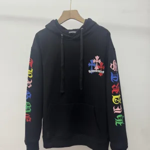High Quality Luxury Chrome Hearts Hoodie Black