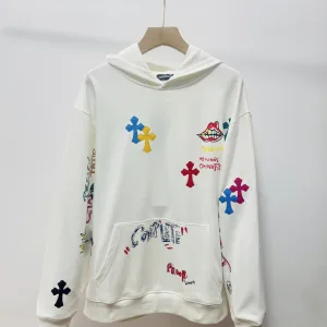 Designer AAA Chrome Hearts Hoodie Red
