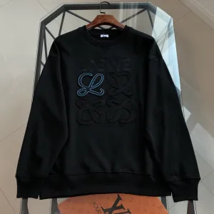 Super Clone Loewe Sweatshirt Red Embroidery 3D