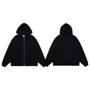 High Quality Margiela Jacket Red Cotton Urban Style