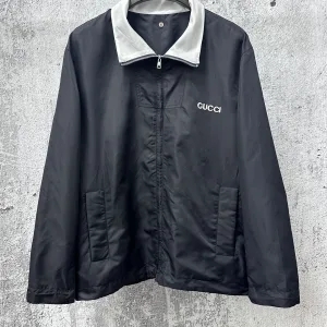 Super Clone Gucci Long-Sleeved Shirt Red Nylon Spandex Mesh Twill Fabric Sweet Style Understated Luxury Autumn Early Patch Side Pockets