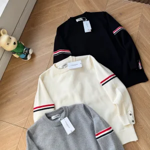 Super Clone Thom Browne Sweater Red Autumn Winter And