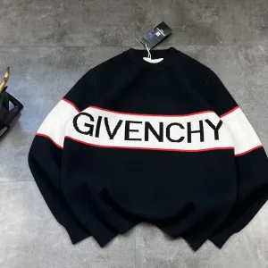 AAA Givenchy Jeans Red Wool Blend Jacquard Air Layer Running Simple And Elegant High-End Quality Style Winter Tight Stitches