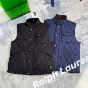 Designer Super Clone Ralph Lauren Jacket Red Cotton Autumn Winter