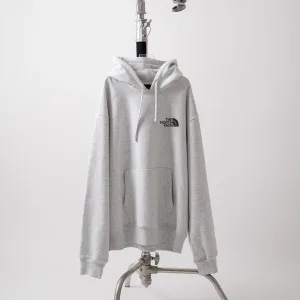 High Quality The North Face Hoodie Red Cotton Pure Fleece Ribbed Fabric Relaxed Fit Winter