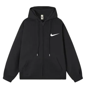 Designer Reps Nike Outerwear Red Cotton Down Fleece Winter