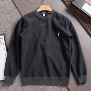 Reps Ralph Lauren Hoodies Red Fleece Autumn Winter And