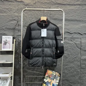 Designer AAA Monk Outerwear Ash Duck Down Sophistication Patch