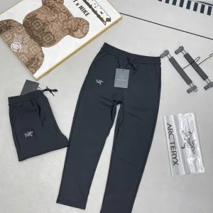 Super Clone High Quality Archaeopteryx Trousers Red Wool Fleece Woven Fabric Water-Repellent Winter