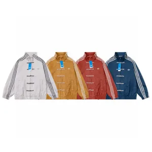 AAA Reps Adidas Outerwear Red Lace Corduroy Embroidery Heavy