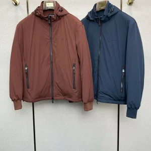 High Quality Zegna Down Jacket White Goose Autumn Winter And