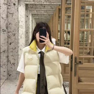 Super Clone Reps Moncler Knitwear Red Feather Goose Down Nylon Autumn Winter Golden Ratio