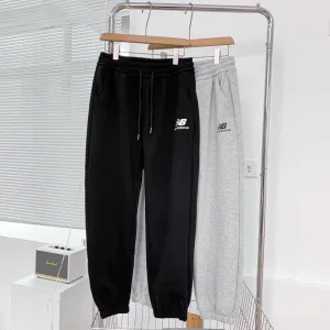 AAA New Balance Sweatpants Black Cotton Pure Fleece Soft And Gentle Winter