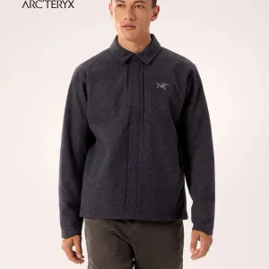 Luxury Archaeopteryx Coat Red Wool Blend Fleece Fine Stitches Embroidery