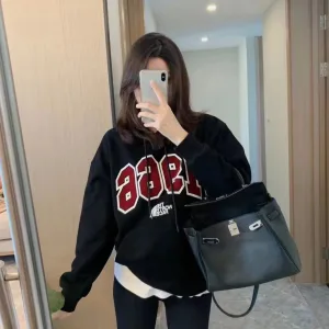 AAA Designer North Hoodies Black Fleece