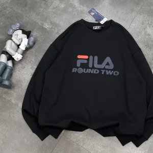 Designer Reps Fila Hoodie Black Fleece