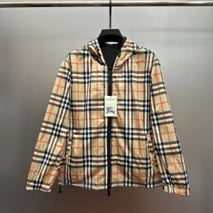 Reps Luxury Burberry Coat Orange Spring Autumn