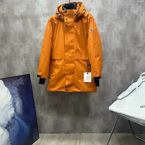 Super Clone Moncler Coats Red Gore-Tex Goose Down Autumn Winter Windproof Cuffs
