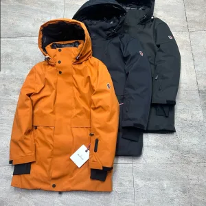 Super Clone Reps Moncler Coats Red Gore-Tex Goose Down Autumn Winter Windproof Cuffs