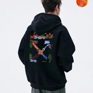 AAA Nike Hoodie Red Cotton Fleece Sturdy And Durable
