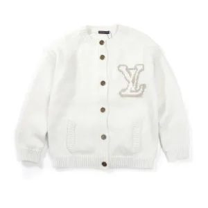 High Quality Designer Louis Vuitton Sweater Wool Nylon Plush Autumn Winter And Side Pockets