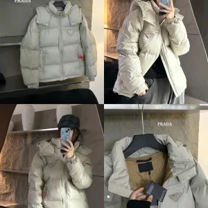 Reps AAA Prada Coats Red Down