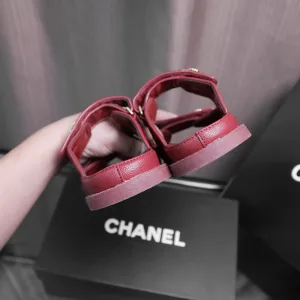 High Quality Chanel Shorts Red Denim Easy To Match