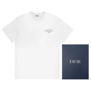 Luxury Dior Cotton Short-Sleeved T-Shirt For Spring