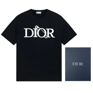 Luxury 1:1 Dior Cotton Short-Sleeved T-Shirt For Spring