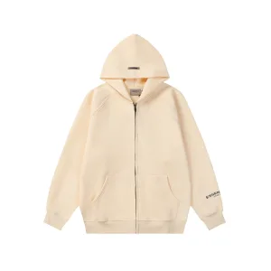 AAA Fear Of God Jacket Black Fleece Ribbed Fabric