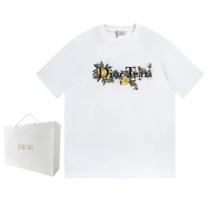 High Quality Dior Cotton Short-Sleeved T-Shirt For Spring