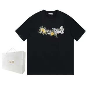 Luxury Aaa Dior Cotton Short-Sleeved T-Shirt For Spring