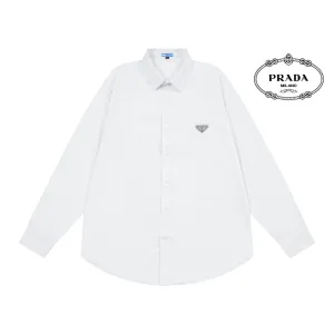 High Quality Prada Bamboo Long-Sleeved Shirt