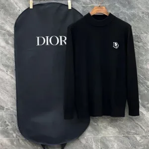 Luxury Dior Wool Outerwear For Autumn