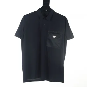 High Quality Prada Cotton Short-Sleeved Polo Shirt