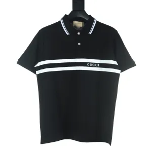 High Quality Gucci Cotton Short-Sleeved Polo Shirt