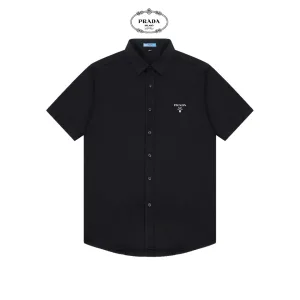 Aaa High Quality Prada Bamboo Short-Sleeved Shirt