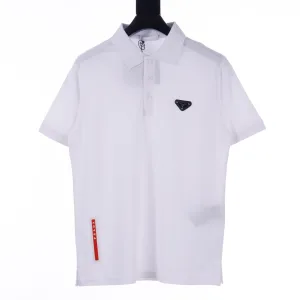 Luxury Designer Prada Short-Sleeved Polo Shirt