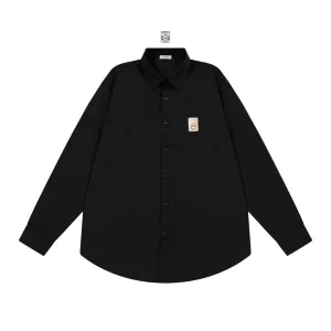 High Quality Luxury Loewe Bamboo Long-Sleeved Shirt