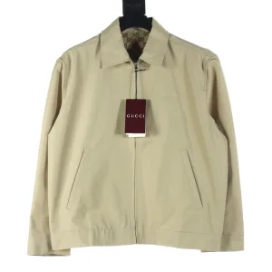 High Quality Super Clone Gucci Outerwear Color Cotton Jacquard Simple Design