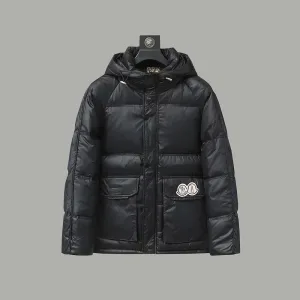 AAA High Quality Moncler Outerwear Red Duck Down Polyester Fiber Patch