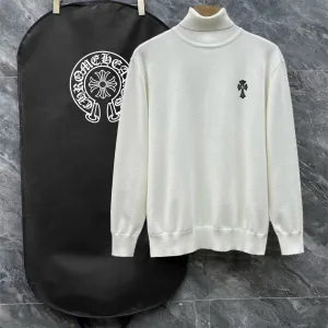 Luxury Chrome Hearts Wool Outerwear For Autumn