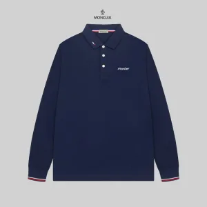 Designer Moncler Breathable Fabric Long-Sleeved Shirts