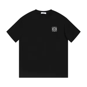 AAA Loewe Short-Sleeved Shirts Ash Cotton Simple And Elegant
