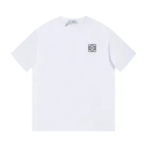 AAA Loewe Short-Sleeved Shirts Ash Cotton Simple And Elegant
