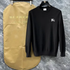 Luxury Burberry Wool Outerwear For Autumn
