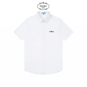 Aaa Luxury Prada Bamboo Short-Sleeved Shirt
