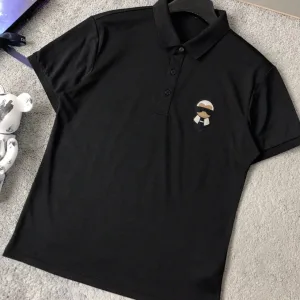 Luxury 1:1 Fendi Cotton Short-Sleeved Shirts For Summer