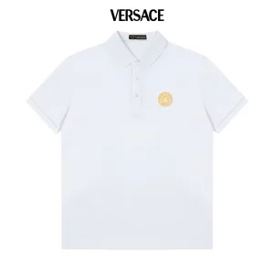 Luxury Versace Polo Shirt For Spring